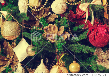 Christmas living room with Christmas Tree Christmas living room with Christmas Tree 18675121