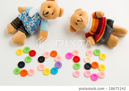 2016 new year with Lovely bear, new year is coming 2016 new year with Lovely bear, new year is coming 18675142