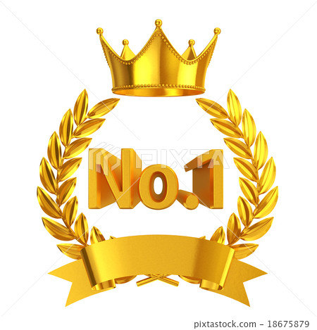 Gold ranking emblem 18675879