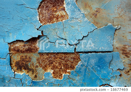 Peeling paint old car door and rusty texture Peeling paint old car door and rusty texture 18677469