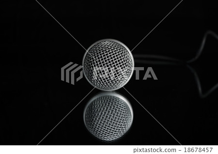 Microphone head with reflection Microphone head with reflection 18678457