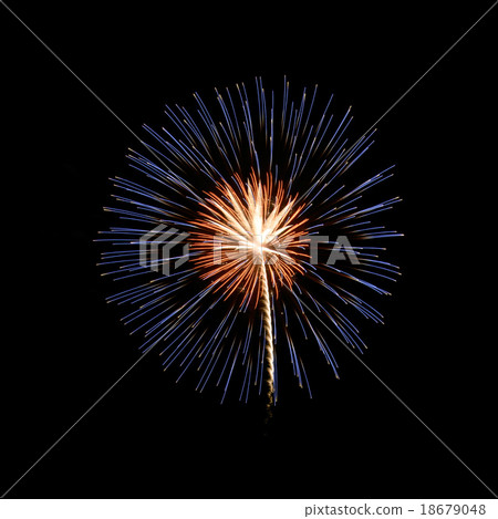 Close-up of Japanese Fireworks in Summer Festival Close-up of Japanese Fireworks in Summer Festival 18679048