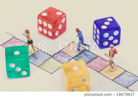 Life games and people running Life games and people running 18679657