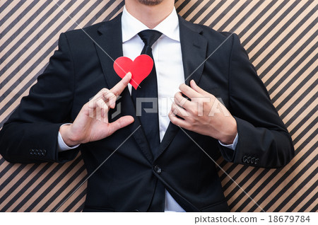 Heart mark and male 18679784