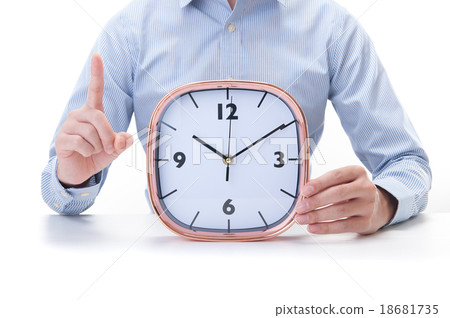 Men with big watch and striped shirt Men with big watch and striped shirt 18681735