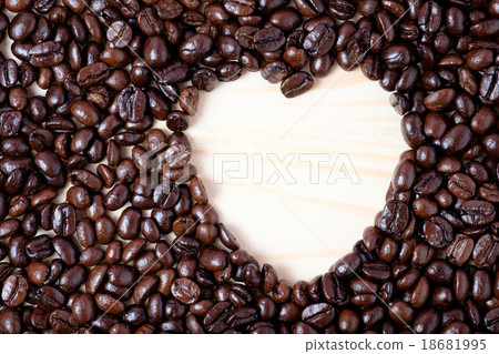 coffee beans heart symbol coffee beans heart symbol 18681995