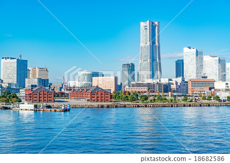 Yokohama Minato Mirai 21 (from Yokohama City Naka-ku, Otsanbashi) Yokohama Minato Mirai 21 (from Yokohama City Naka-ku, Otsanbashi) 18682586