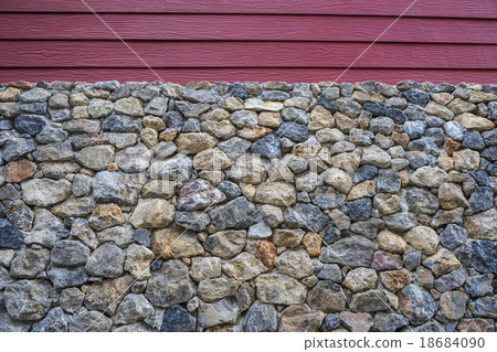 wooden and real stone wall surface with cement wooden and real stone wall surface with cement 18684090