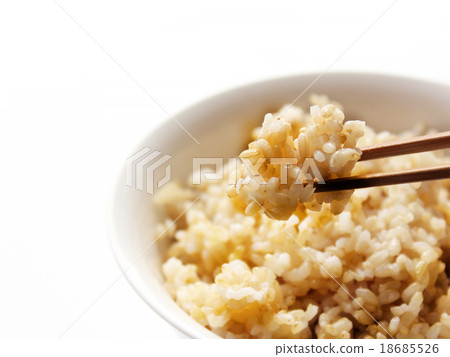 Brown rice rice 18685526