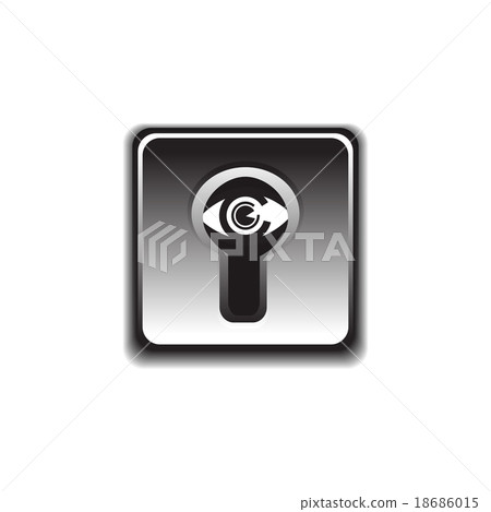 eye under the lock eye under the lock 18686015