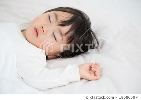 Child taking a nap Child taking a nap 18686597