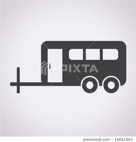 trailer , Recreation Vehicle Icon trailer , Recreation Vehicle Icon 18687862