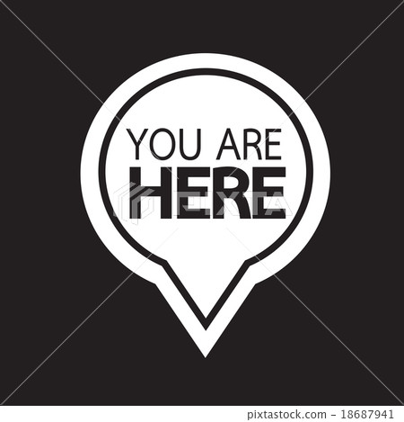 You are here icon 18687941