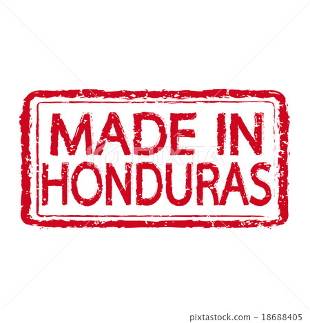 Made In HONDURAS Stamp Text Illustration 18688405