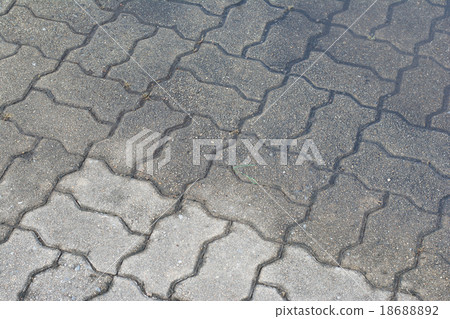 patterned paving tiles, cement brick floor backgro 18688892