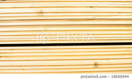 Stack of new wooden planks 18688944