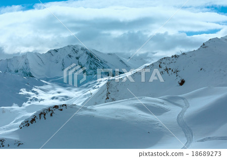 Silvretta Alps winter view (Austria). 18689273