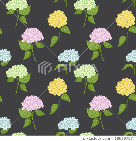 Hand drawn floral pattern Hand drawn floral pattern 18689797