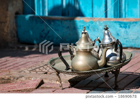 Arabian traditional tea pots 18690678