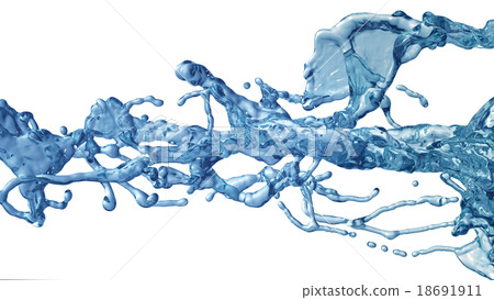 Falling Water Drops 18691911