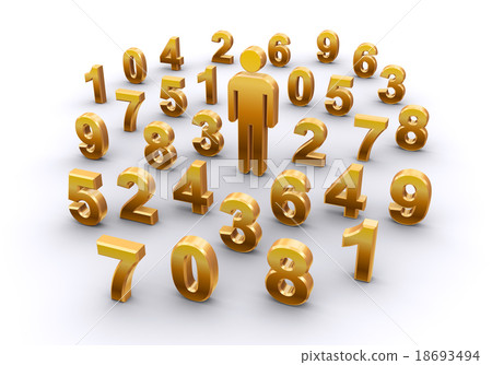 Numbers and people 18693494