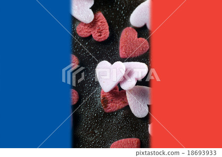 Brownie cake with flag of france "Pray for Paris" 18693933