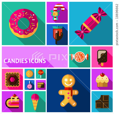 Candy Icons Set Candy Icons Set 18696662