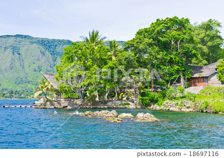 Samosir island in Lake Toba, Sumatra, Indonesia Samosir island in Lake Toba, Sumatra, Indonesia 18697116
