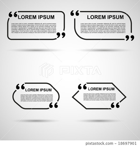 Quote blank template.  18697901