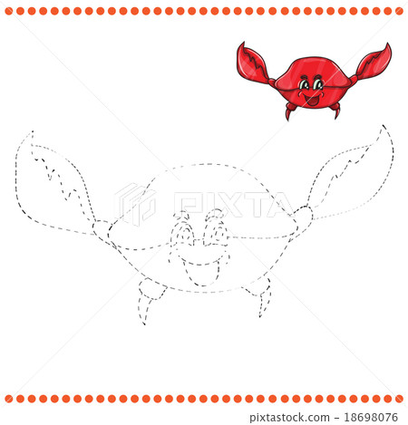 Connect the dots and coloring page 18698076