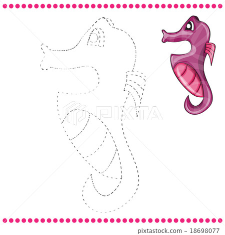 Connect the dots and coloring page 18698077