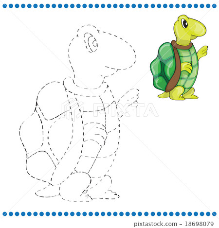 Connect the dots and coloring page 18698079