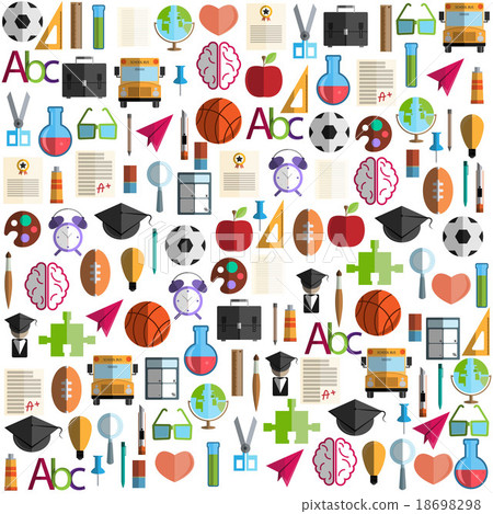 Back to School icon background 18698298