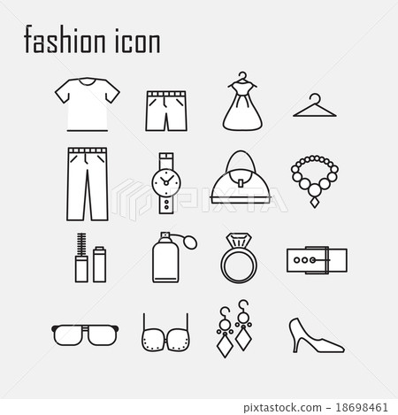 Line icons, fashion icon, Modern infographic  18698461