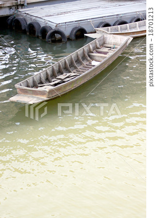 Wooden boat or Canoes. Wooden boat or Canoes. 18701213