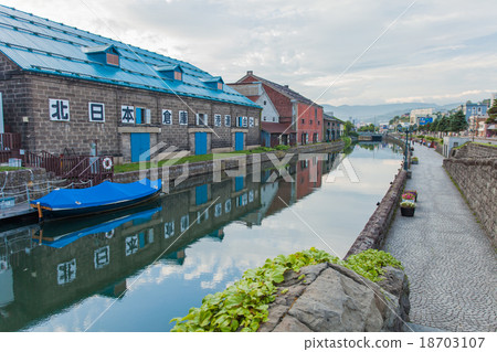 Otaru Canal in Hokkaido Otaru Canal in Hokkaido 18703107
