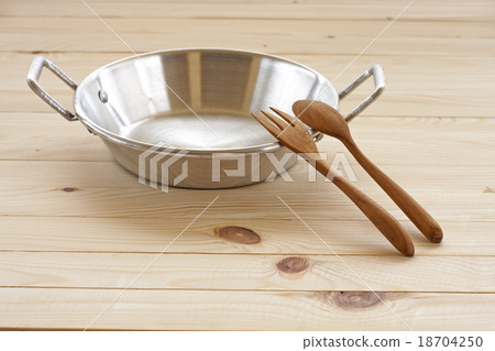 pan and spoon pan and spoon 18704250