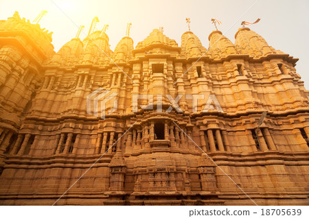 Ancient sandstone made Jaisalmer fort 18705639