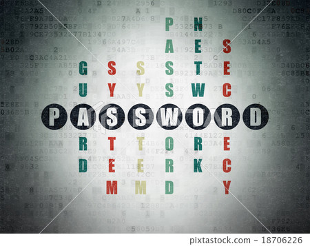 Protection concept: Password in Crossword Puzzle Protection concept: Password in Crossword Puzzle 18706226