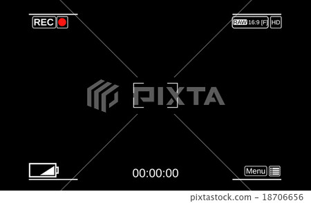 Template focusing screen of the camera. - Stock Illustration [18706656 ...