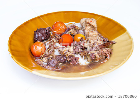 Thai northern noodles eaten with curry Thai northern noodles eaten with curry 18706860