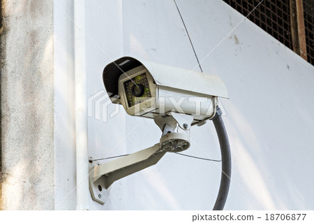 Dirty CCTV security camera 18706877