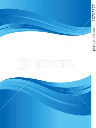 Wavy ground pattern blue 18707775