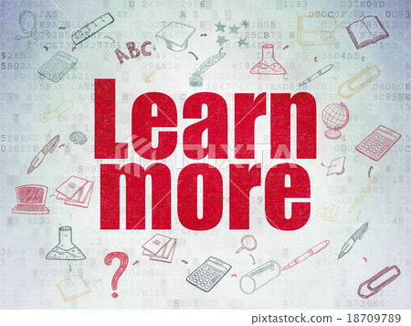 Studying concept: Learn More on Digital Paper Studying concept: Learn More on Digital Paper 18709789