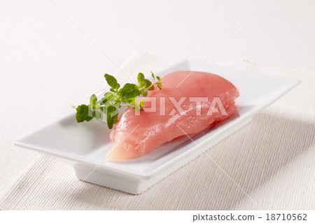 Raw chicken breast 18710562