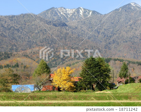 北海道上川縣里山市的秋天 北海道上川縣里山市的秋天 18711242