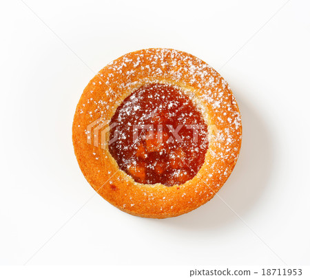 Small apple filled cake 18711953