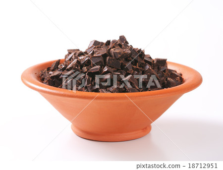 Chopped chocolate Chopped chocolate 18712951