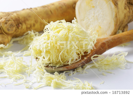 Grated horseradish Grated horseradish 18713892