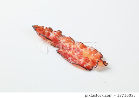 Fried bacon strip 18716053